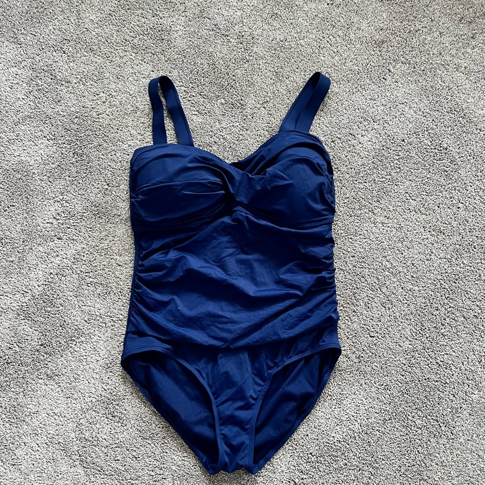 Liz Claiborne Navy Swimsuit
